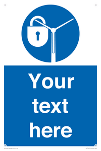 Custom mandatory lock rotor blades